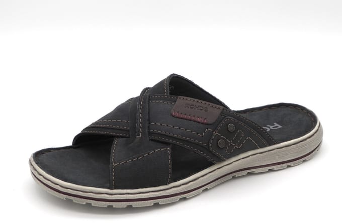 Rohde Heren Slipper - 6731-56 Blauw - Maat 45