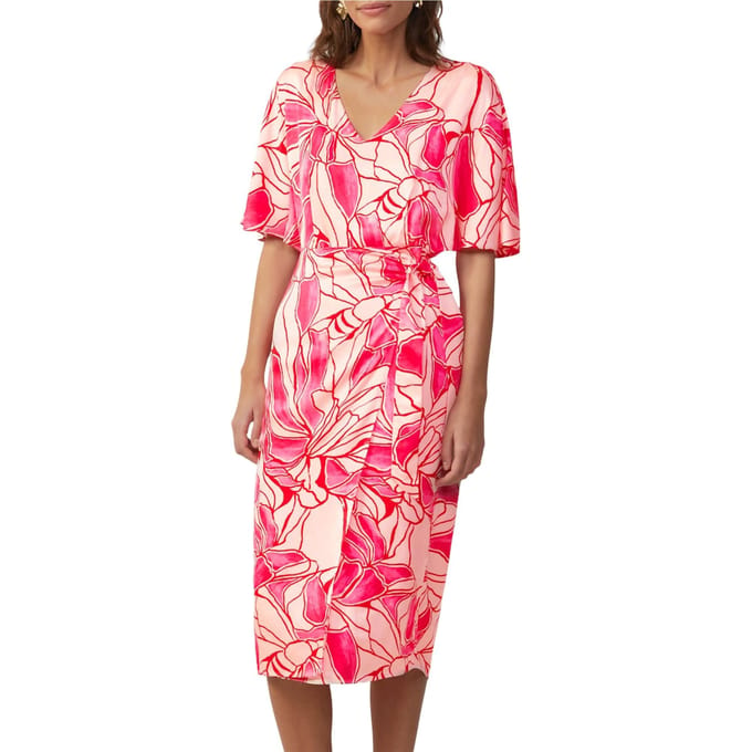 s.Oliver  Dresses Pink Taglia: 38 | Abiti Midi Outlet | Donna | Rosa