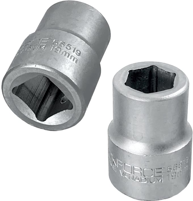 Rockforce RF-56519 - Zeskantige Dopsleutel - 3/4" - 19mm - CR-V Staal