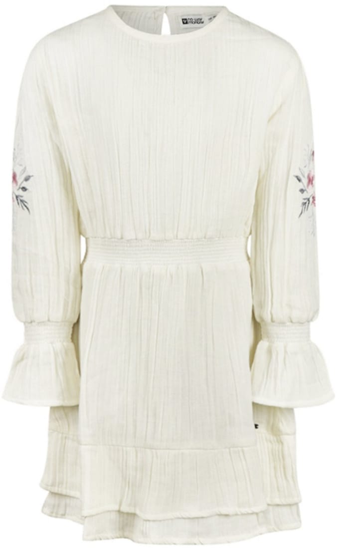 No Way Monday - Jurk - Off White - Bloemenprint - Maat 134