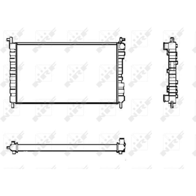 Radiator, motorkoeling NRF 53600