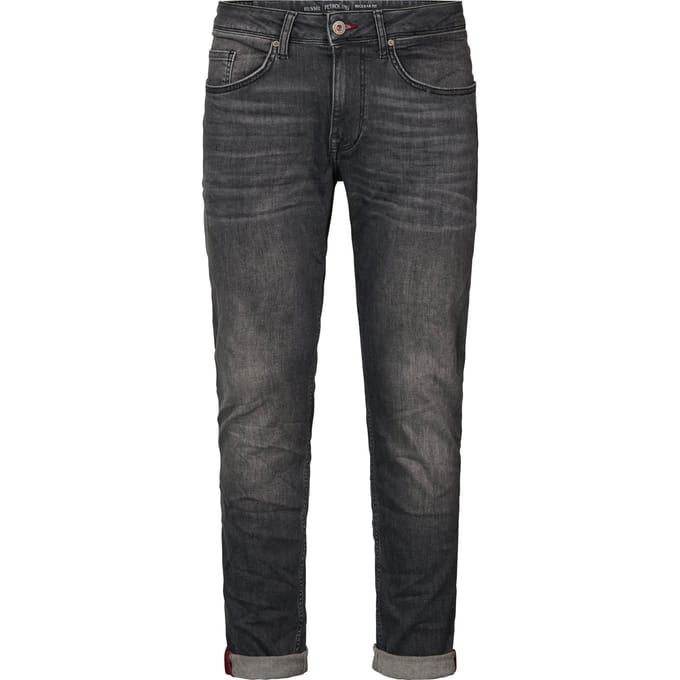 Petrol Industries - Heren Russel Regular Tapered Fit Jeans  - Grijs