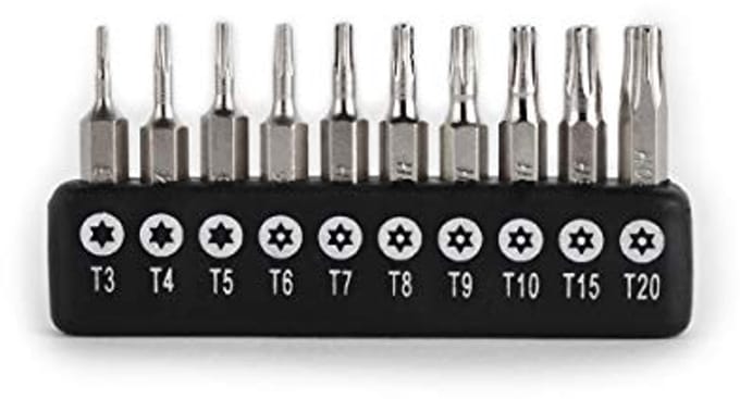 Torx Schroevendraaier Bit Set - 10 Stuks 4mm Precisie Bits voor Elektronische Reparatie