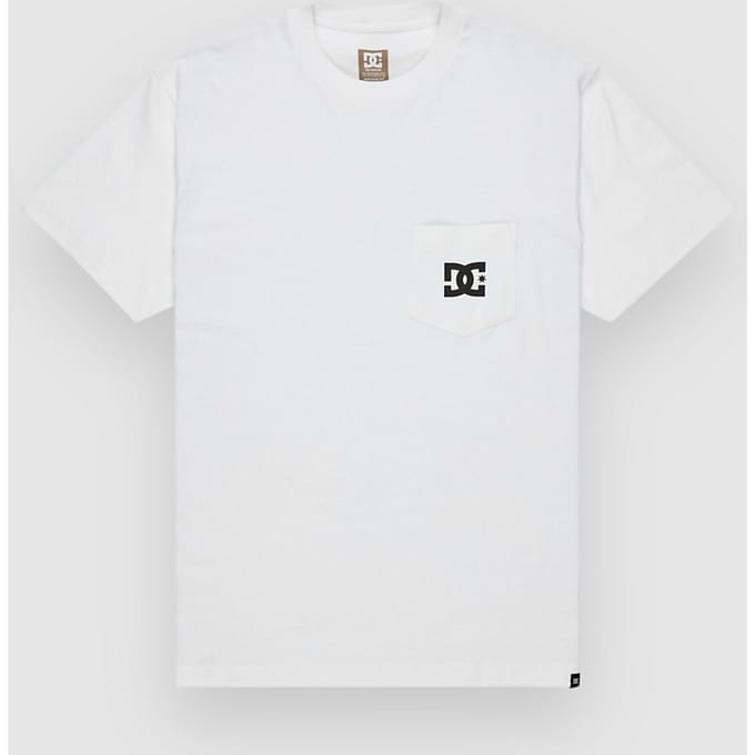 Dc Shoes Star Pocket T-shirt Met Korte Mouwen Wit M Man