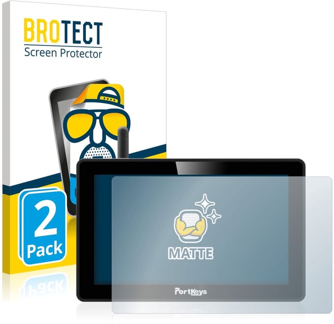 BROTECT - Screenprotector voor Portkeys BM5 WR - Folie Beschermfolie matte 2 Stuks