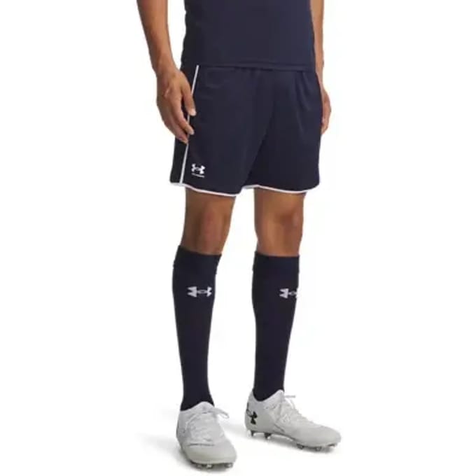 Under Armour UA M Challenger Train Short-BLU Heren Sportbroek - Midnight Navy - Wit