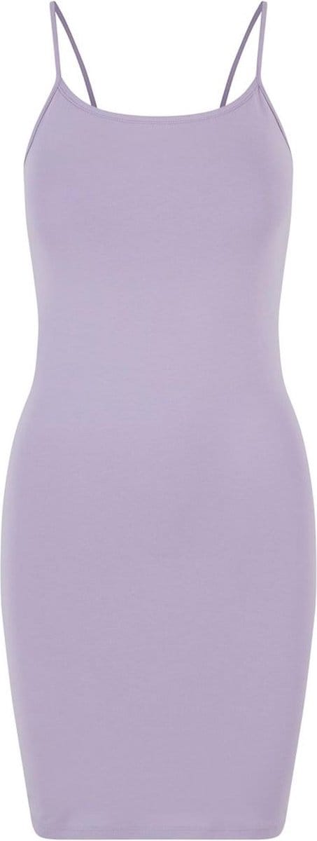 Urban Classics - Stretch Jersey Slim Korte jurk - XL - Lila