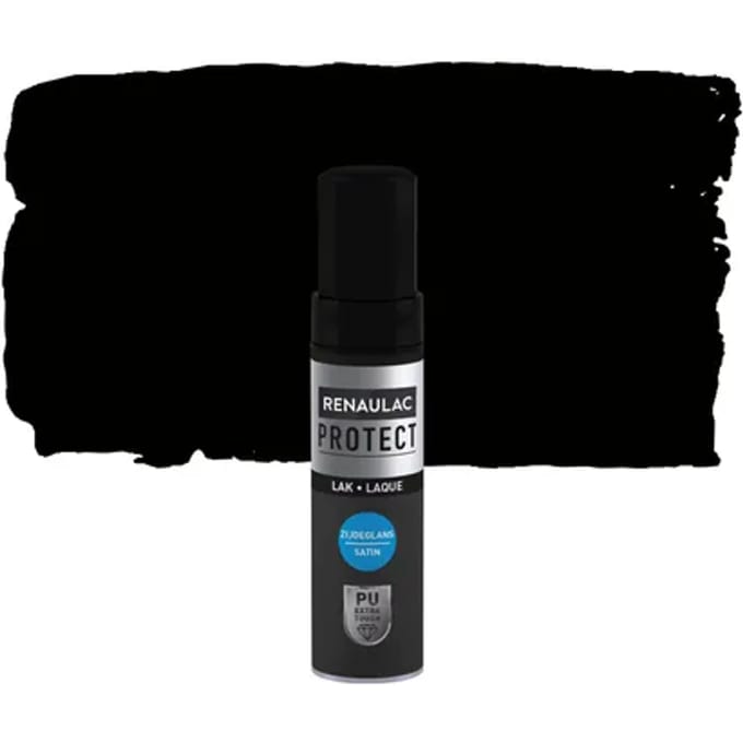 Renaulac Buitenlak Protect - Gitzwart - Zijdeglans - 12ml