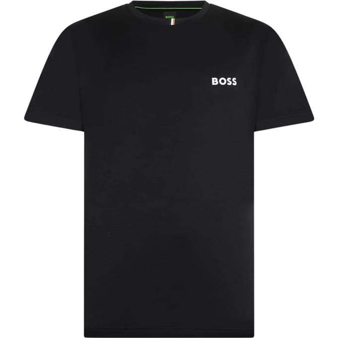 Boss Heren T-Shirt Zwart 50554543/001 Ts Toc Spin Training