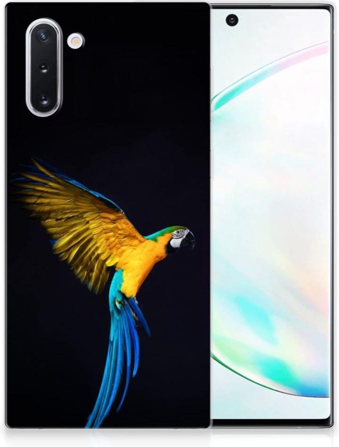 Samsung Galaxy Note 10 TPU Hoesje Papegaai