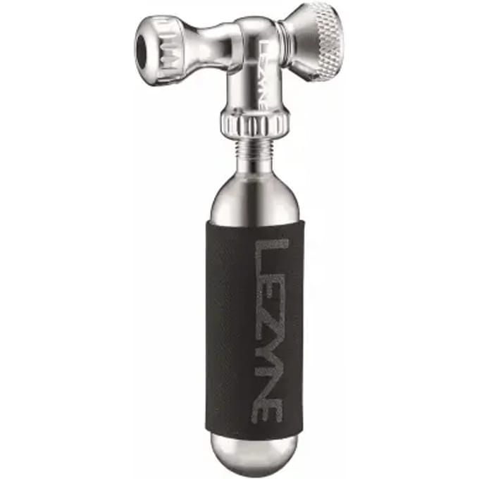Lezyne Control Drive - CO2 Minipomp - Aluminium - Presta/Schrader Ventiel - Zilver