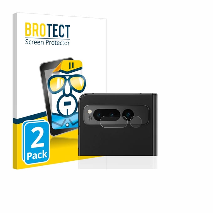 BROTECT - Screenprotector voor Google Pixel Fold (ALLEEN Camera Lens) - Folie Beschermfolie transparant 2 Stuks