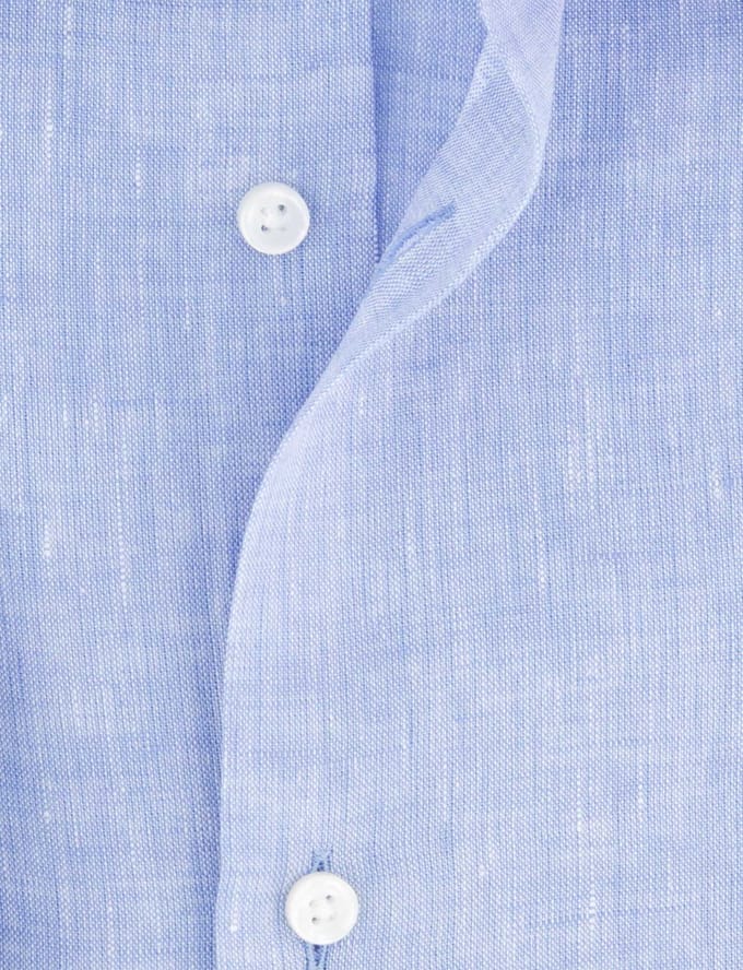 Hugo Boss casual overhemd lichtblauw