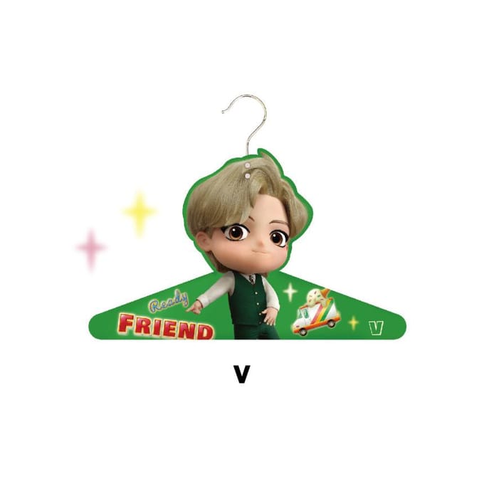 Bts (Bangtan garçons) Cintre TinyTAN, officiel, original, authentique, K-POP, idole beige