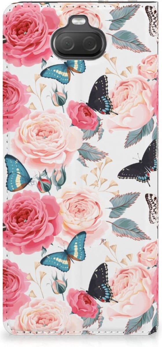 Sony Xperia 10 Smart Cover Butterfly Roses