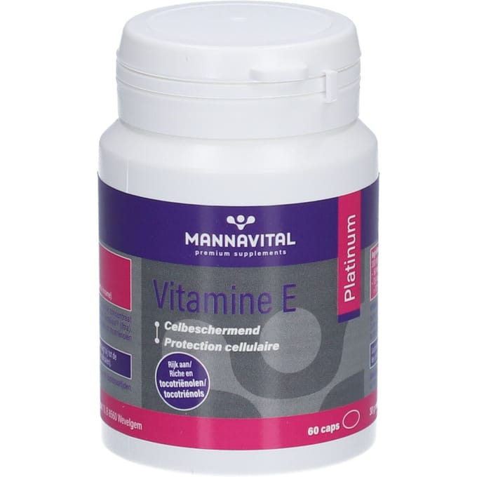 Mannavital Vitamine E Platinum 60 Capsules