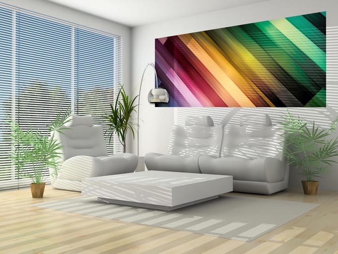 Abstract Art Photo Wallcovering