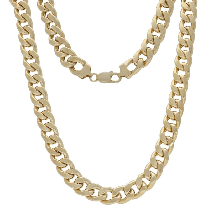 Gouden Sterling Zilveren Ketting