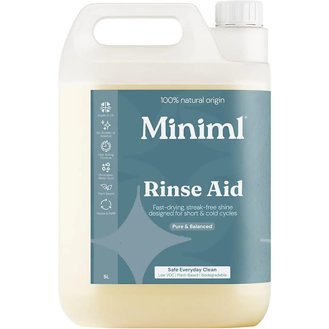Miniml Glansspoelmiddel Parfumvrij - 5L Refill