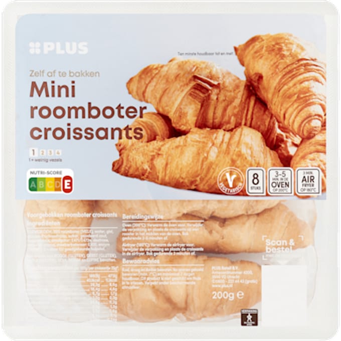 Croissants roomboter mini