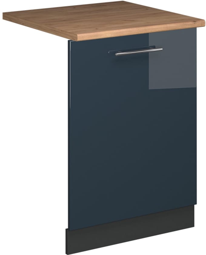 Vicco Fame-Line Vaatwasserfrontpaneel – 60 cm, WB Eik Donkerblauw hoogglans