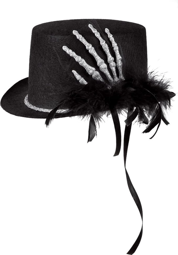 Boland - Hoed Silver claw - 58 - Volwassenen - Vrouwen - Halloween accessoire - Horror