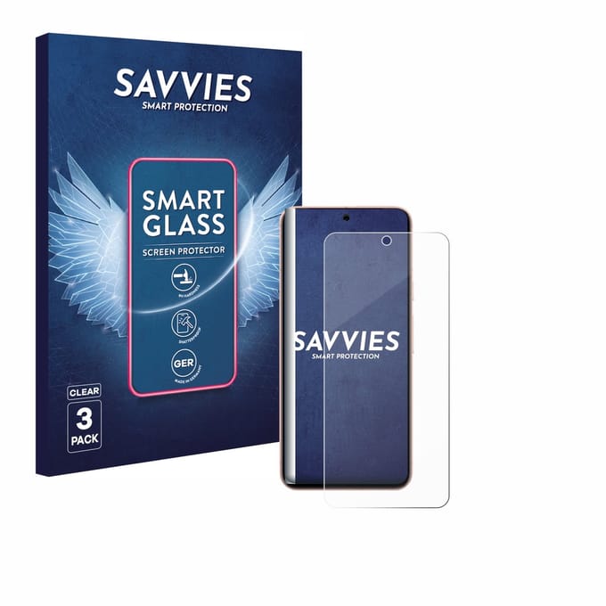3 Stuks Savvies Screenprotector - geschikt voor Google Pixel 8 - beschermfolie glas transparant