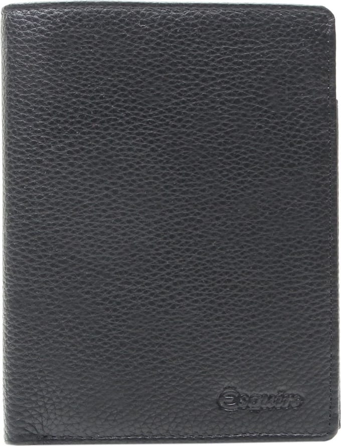Esquire Leren Portemonnee Primavera Men Wallet Black Zwart