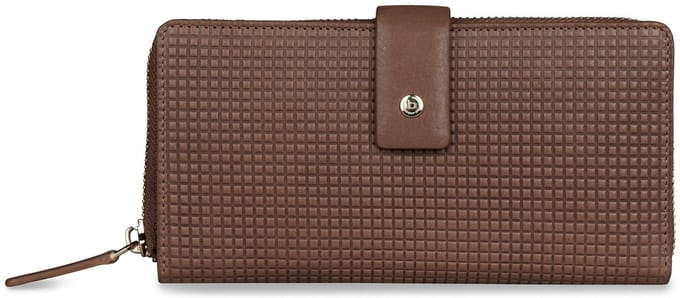 bugatti portemonnee Noemi Ladies Long Zip Wallet Cognac bruine