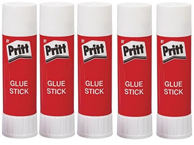 Lijmstiften Set - Hobby Lijm - Creatief Knutselen - Oplosmiddelvrij - 5 stuks - Transparant