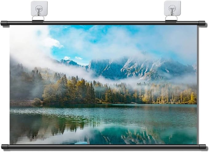 Projectiescherm - Beamer scherm - Films kijken - Brede kijkhoek - 100 inch - Wit