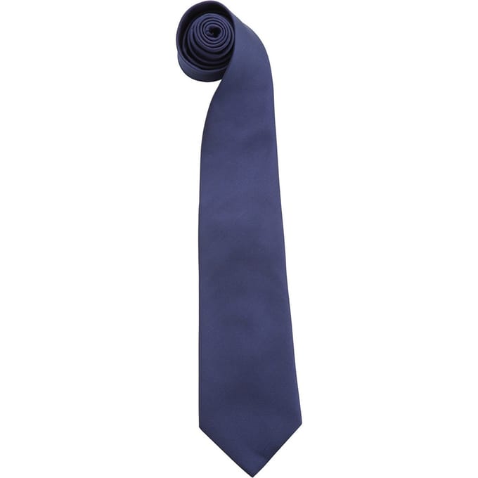 Premier Heren Kleuren Mode Stropdas (Marine)