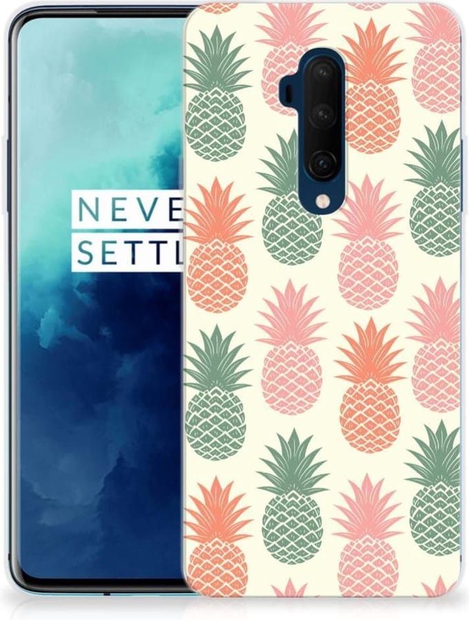 OnePlus 7T Pro Siliconen Case Ananas