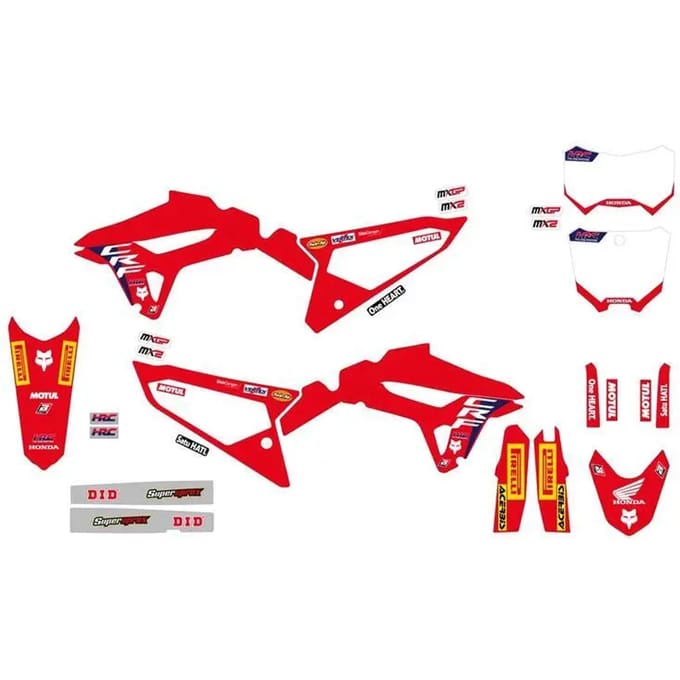 Motorfiets decoratie kit Blackbird Racing Team HRC Honda