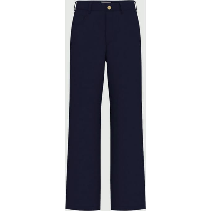 Vrouwen Straight Pants Blauw