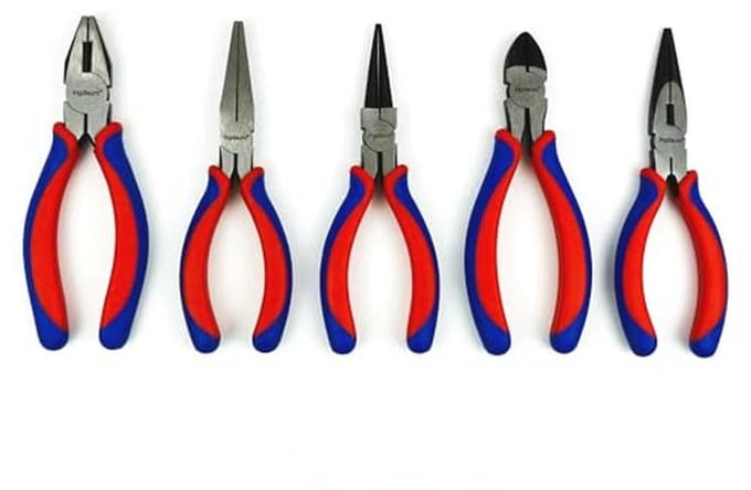 Set van 5 Professionele Pliers voor Allerlei Klussen
