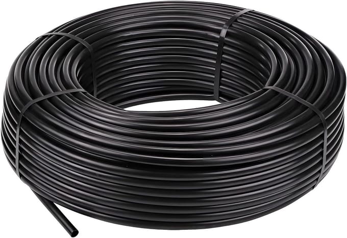 Irigation Slang - Druppelslang - Planten Water Geven - Gerichte Watergift - 20 Meter - Zwart