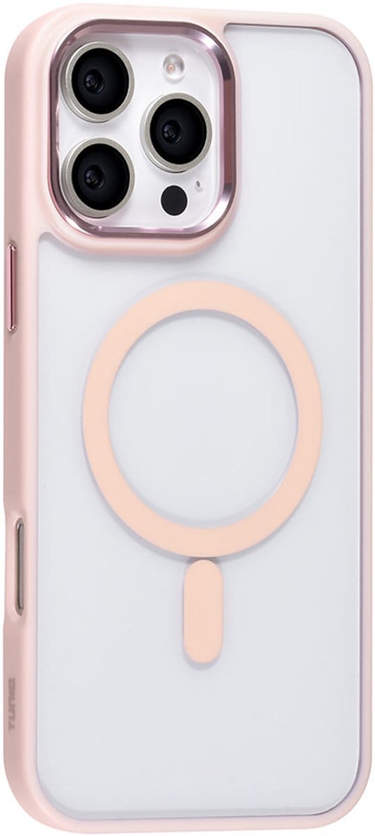 TUNIQ iPhone 16 Pro Max Back cover case - Magsafe - Silicone - Pink