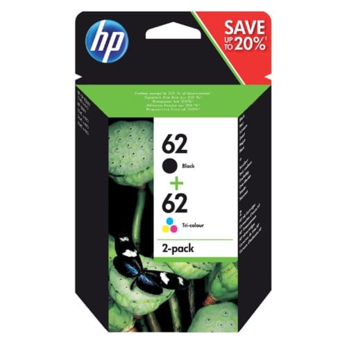 Inktcartridge hp n9j71ae 62 zwart + kleur