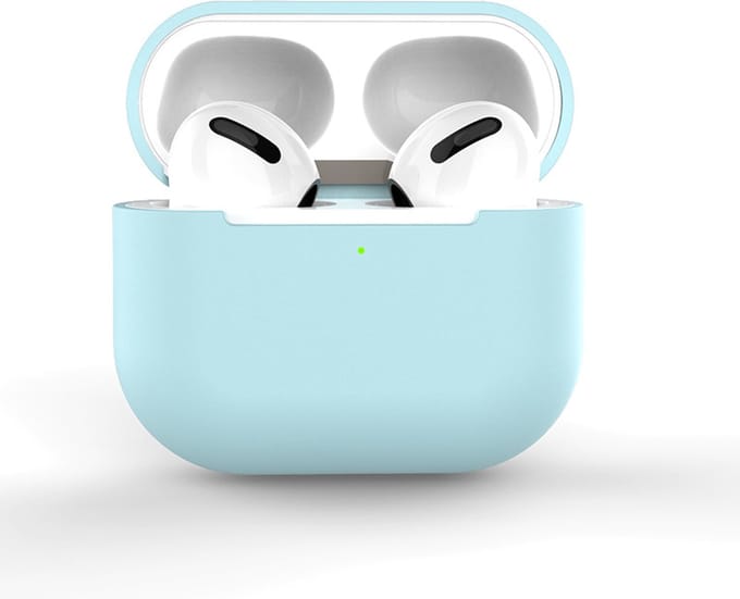 KELERINO. Siliconen Case geschikt voor AirPods 3 (2021) - Mintgroen