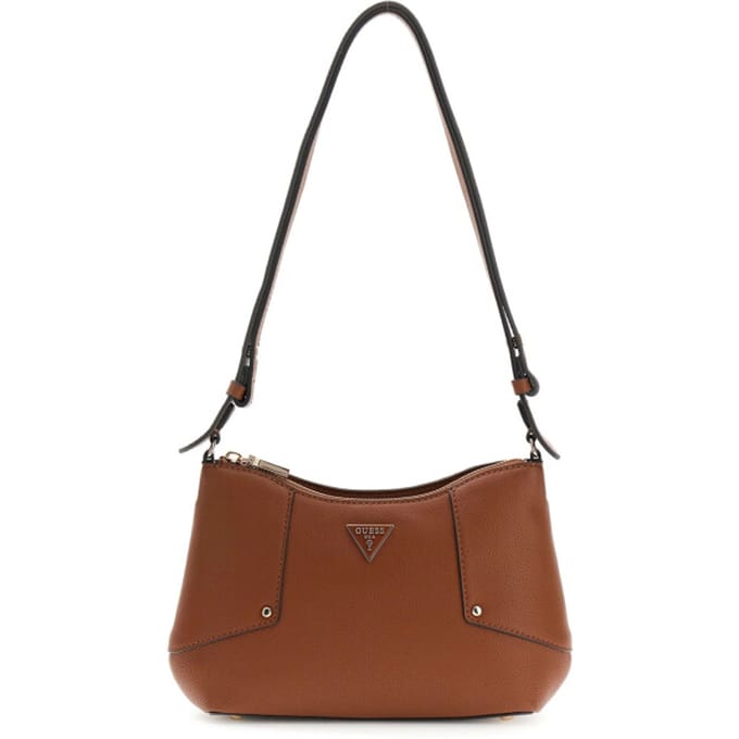 GUESS schoudertas Darcy Convertible Shoulder Bag Cognac Lichtbruin