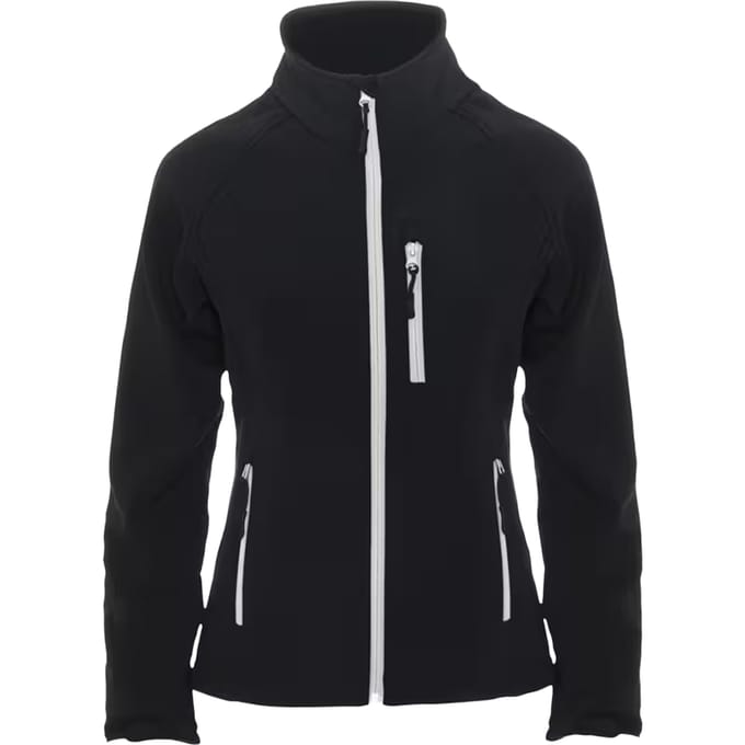 Roly Dames/Dames Antartida Soft Shell Jas (Zwart)