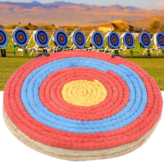 6cm Dikke Stro Boogschietdoel Antiek Requisiet Schieten Pijlen Jagen Sportaccessoire