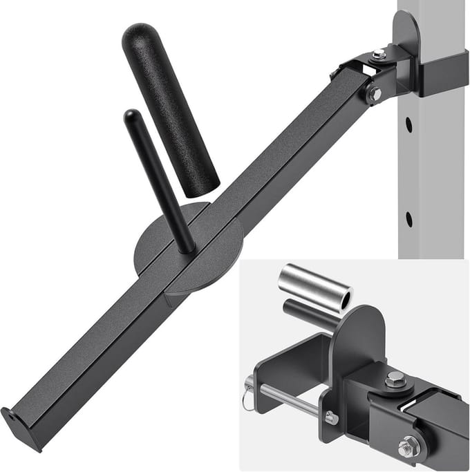 Belt Squat Lever Arm Attachment voor Power Cage - Compatibel met 2.5 cm en 5 cm Gewichten