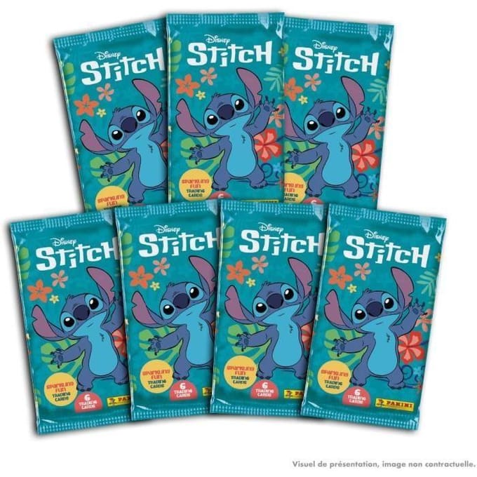 Metalen blik - PANINI - STITCH TC - 7 zakjes - 42 kaarten