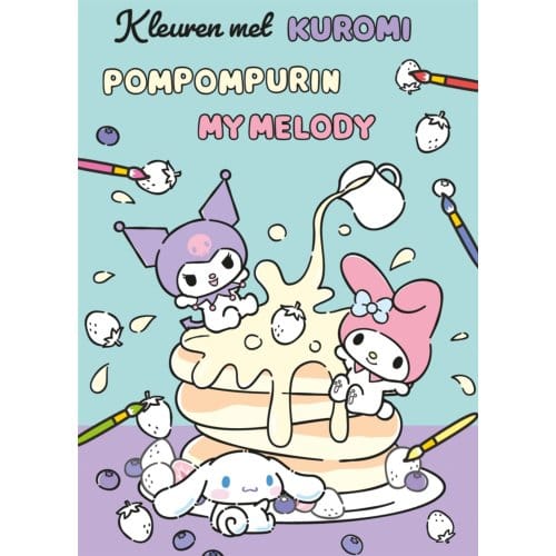 Kleuren Met Kuromi, Pompompurin, My Melody - Hello Kitty & Friends - Diversen