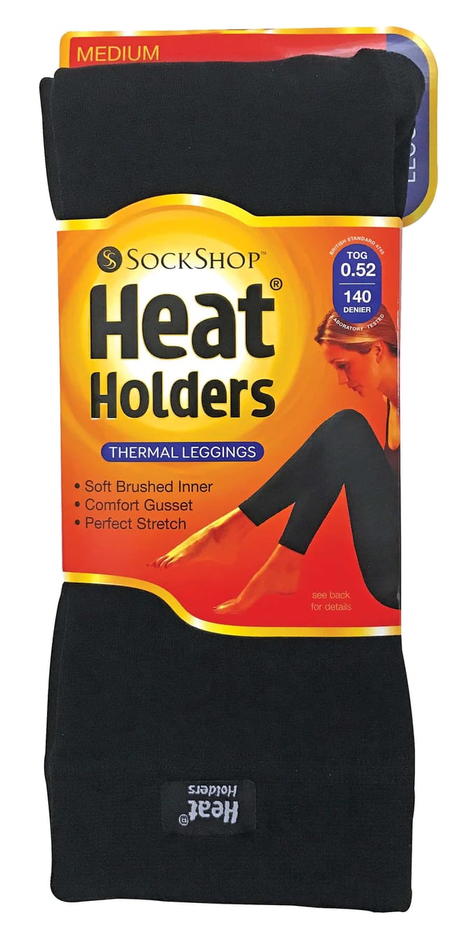 Heat Holders Dikke thermo winterlegging voor dames - Zwart