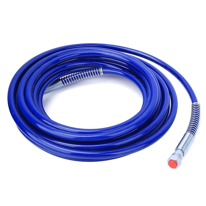 1 4in Verfspuitslang Airless Spuitpistool Flexibele Vezelbuis 10 Meter 3265Psi blue