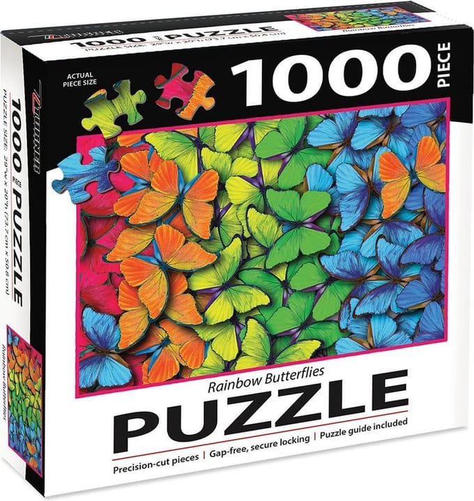 Rainbow Butterflies Puzzel - 1000 st