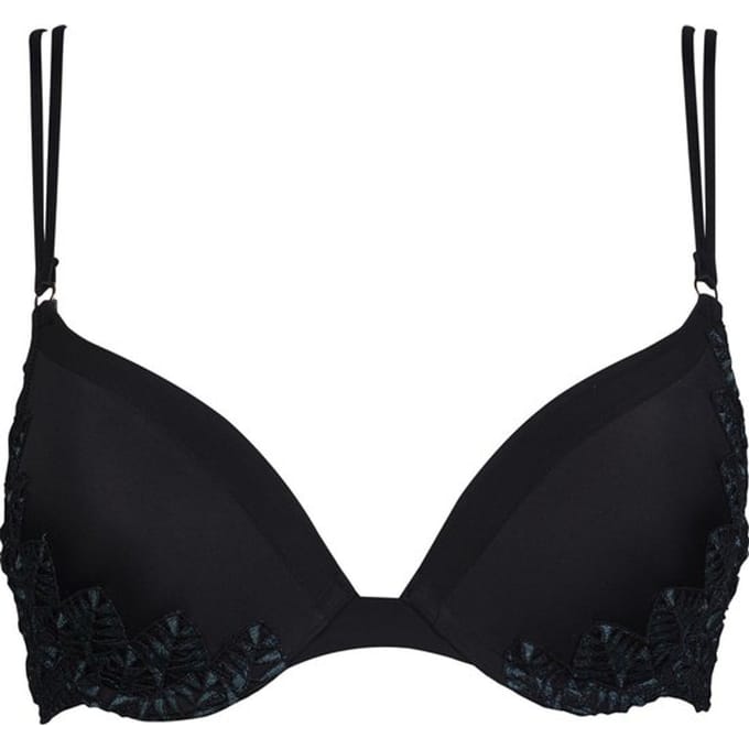 After Eden - Maat B70 - Aphra Push-up BH - Tweekleurig Zwart